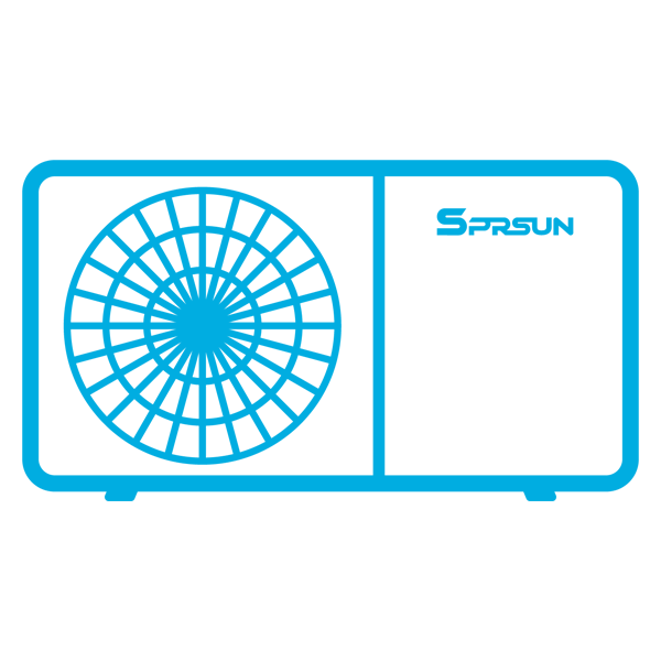 Логотип теплового насоса Sprsun