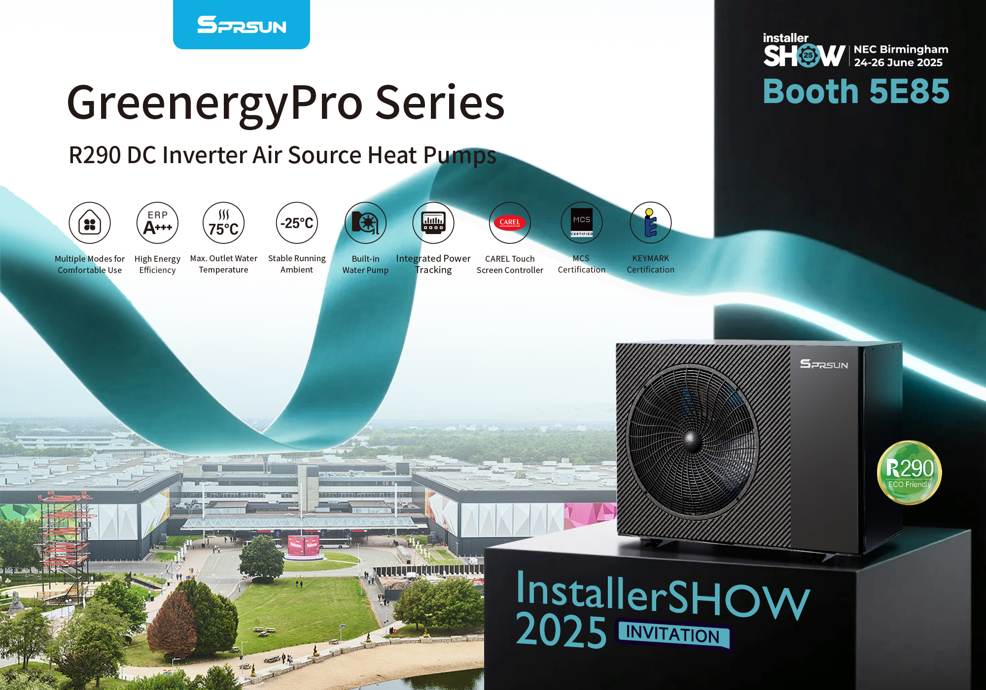 R290 DC Инвертор воздушный источник тепловой насос