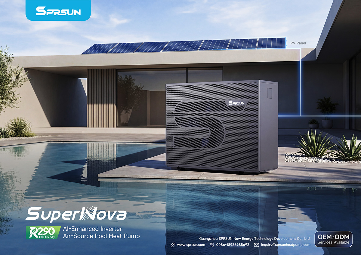 Тепловой насос для бассейна R290