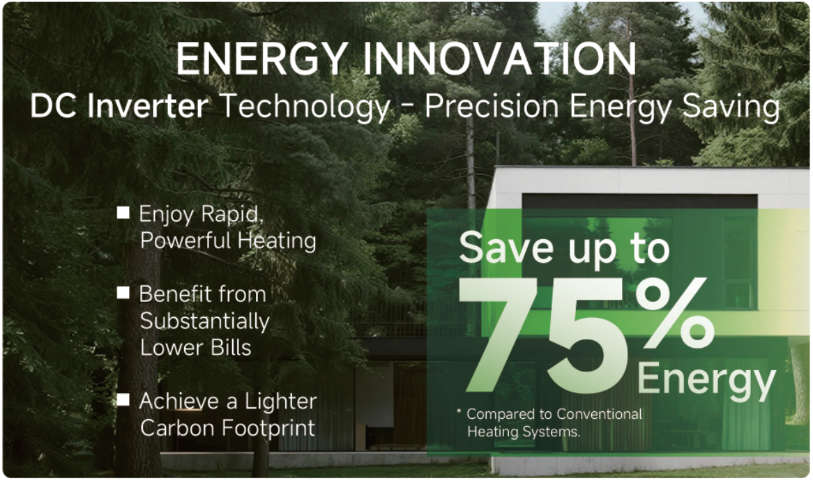 R290 AquaHero-Serie DWH heat pump save up to 75% energy Тепловой насос R290 AquaHero-Serie DWH экономит до 75% энергии
