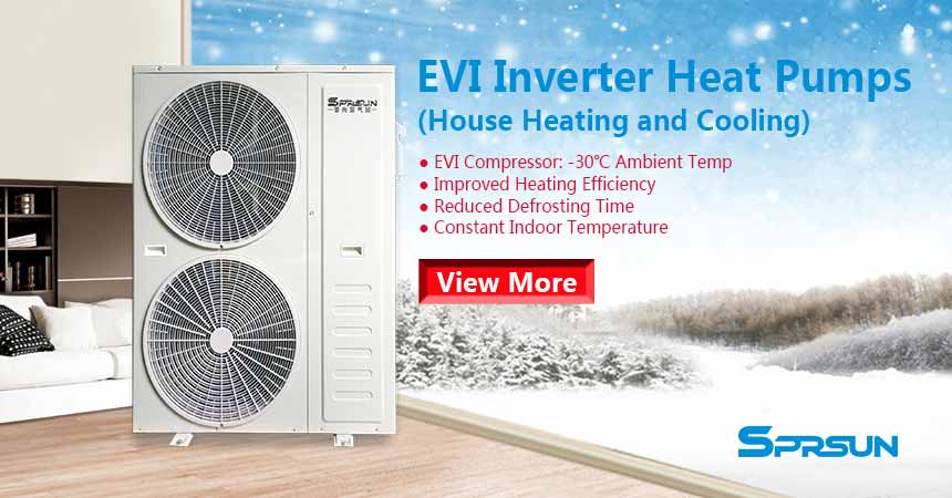 Инверторный тепловой насос EVI