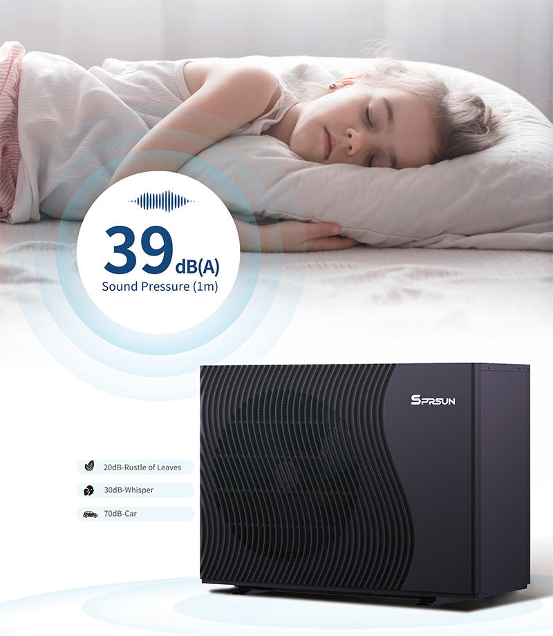 SPRSUN_малошумный тепловой насос R290